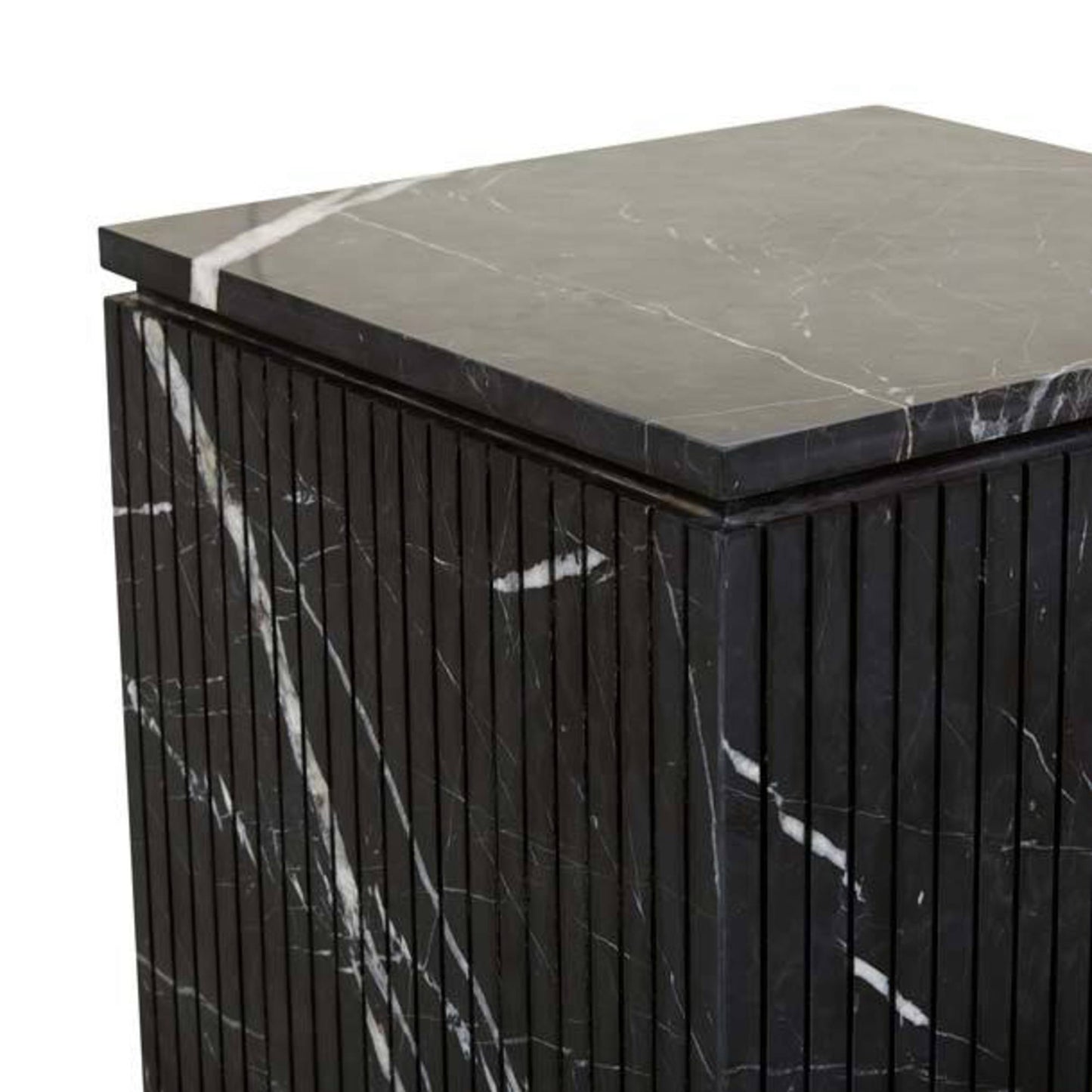 Atlas Etch Square Side Table