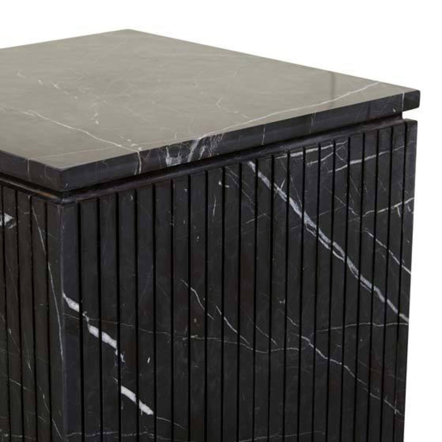 Atlas Etch Square Side Table
