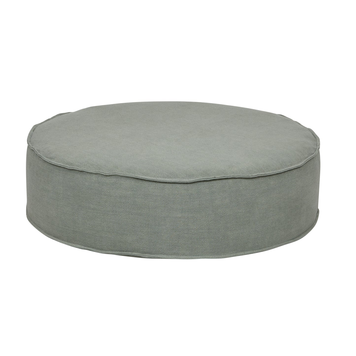 Orlando Seamed Round Ottoman