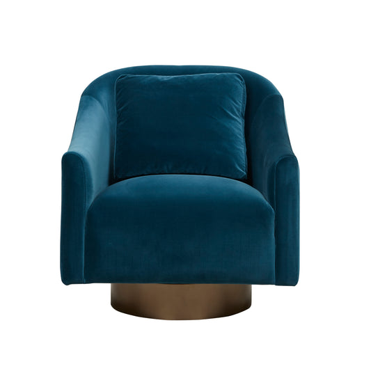 Kennedy Curve Swivel Occasional Chair